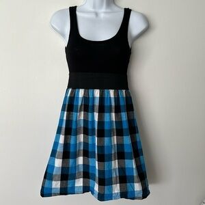 Plaid skater dress